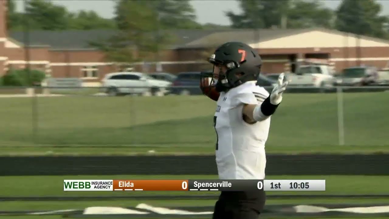 Elida vs Spencerville Football 8/19/2022 YouTube
