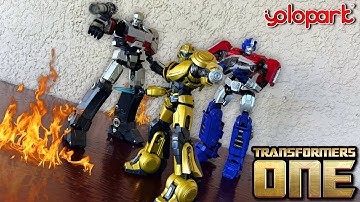 THEY COOKED ONCE AGAIN🔥!? (Transformers ONE Yolopark AMK Series Orion Pax D-16 & B-127)#transformers