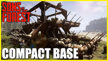 Building the ULTIMATE Compact Base In Sons Of The Forest!