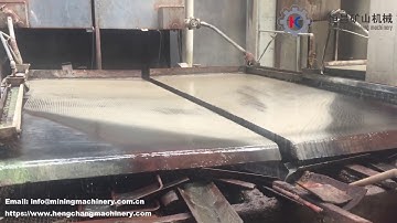 Hengchang Mining Machinery Gold Shaking Table Working Principle