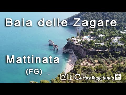Baia delle Zagare e Faraglioni Mattinata - Foggia - Gargano - Puglia - Drone DJI Mavic Mini