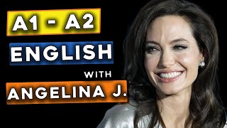 Learn English with Celebrities (Angelina Jolie) Elementary Level