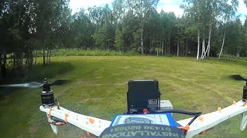 Quadcopter MF450 CC3D with Gopro Hero 2 and Mobius onboard