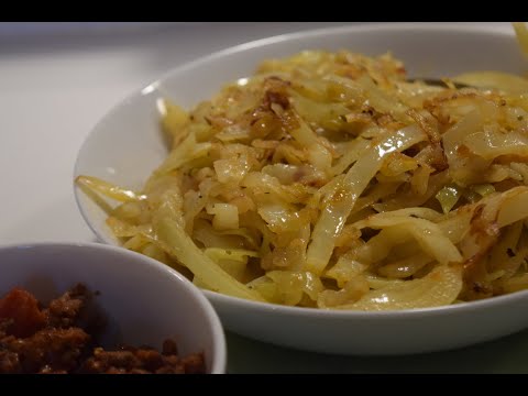 Video: Lean Dish-stewed Cabbage