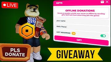 🔴LIVE Pls donate Giveaway Offline Donations & Raising I 10k subs soon