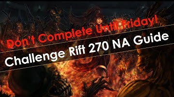 Diablo 3 Challenge Rift 270 NA Guide - Don