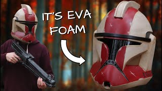 Make Your Own PHASE 1 CLONE Helmet Out Of EVA Foam | With Templates