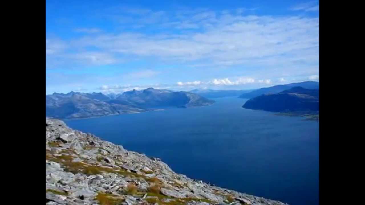 Helgeland coast from the beautiful island of Tomma