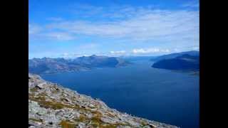 Helgeland coast from the beautiful island of Tomma