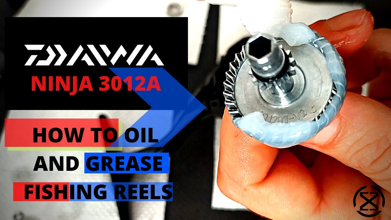 Daiwa Ninja 3012A  How To Clean and Lubricate a Spinning Reel