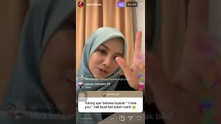 Mira Filzah ajar buat bahasa isyarat I Love You