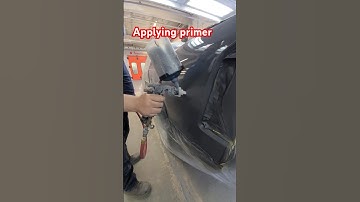 Applying primer like a Pro. watch & learn tutorial tips. #car #automobile #auto