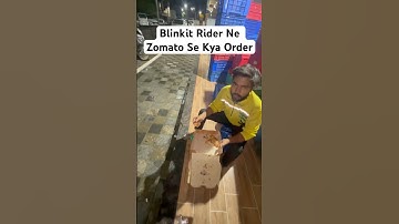 Blinkit Rider Ne Zomato Se Kiya Order || #blinkitdeliveryboyjob #zomatodeliveryboy #minivlogs