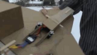 Homemade Cardboard RC Jet Plane V2