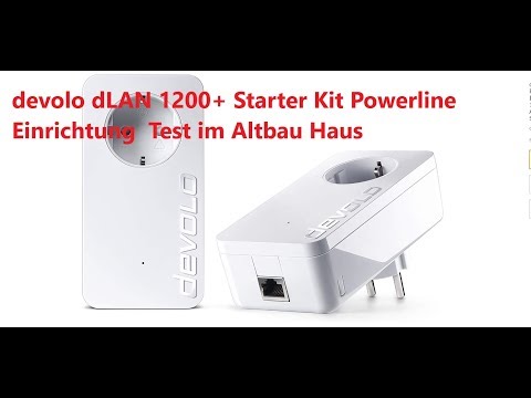 devolo dLAN 1200+ Starter Kit Powerline Einrichtung  Test im Altbau-Haus