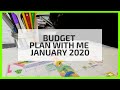Budget Plan With Me - January 2020 | The Happy Planner | Essentially Planning