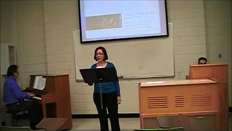 Victoria Vinson - Lecture Recital Video 2