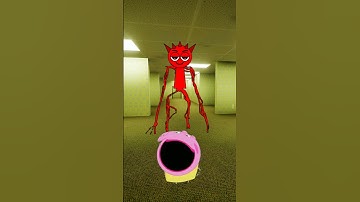 Pop Peppa Pig and Incredibox Sprunki! Peppa Pig And Backrooms Red (Reddy) Sprunki Entity Exe #shorts