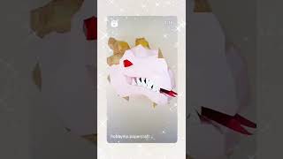 Dragon Head Trophy, 3D Papercraft Template