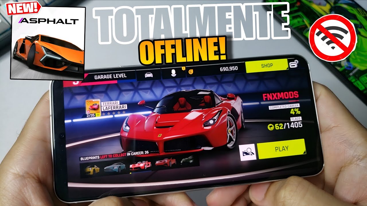 🔥 SAIU ASPHALT 9 LEGENDS OFFLINE MODO CAMPANHA 100 NO