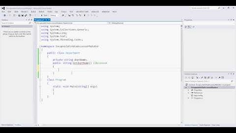 EncapsulationviaAccessorMutator