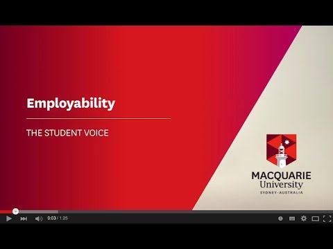Student employability - Macquarie University