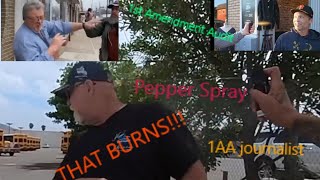 1st Amendment Auditor Pepper Spray , Top 20 of All time . #1stamendmentaudit #press #1aauditor