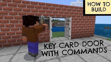 How to make a working keycard door with commands | Minecraft |