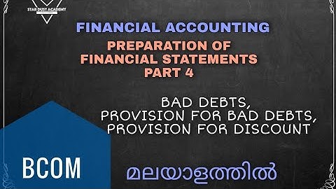 Preparation of Financial Statements Part 4 Malayalam Tutorial  | Financial Accounting