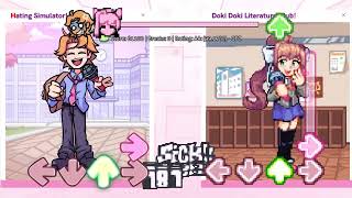 FNF MOD:Doki Doki Takeover Plus Update - Wilted (FC) (Walkthrough/Senpai  Vs Monika/HARD)