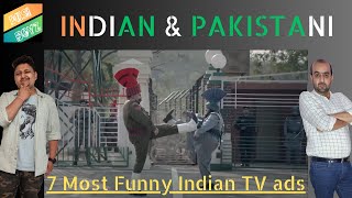 INDIAN & PAKISTANI reacting to 7 Most Funny Indian TV ads PART 2  Desi Boyz Reactz 005