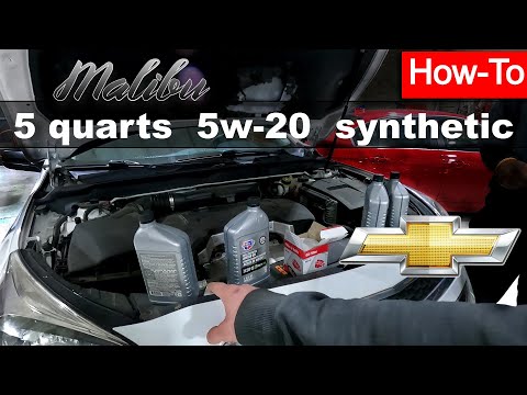 Quick How-To: Chevy Malibu Oil Change (2013-2015) 2.5L Engine