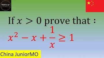 Chineese Mathematical Olympiad (Junior): use of the remarkable identities