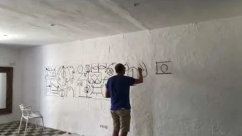 IBIZA - 'Making of' mural in the studio of Emilio Vedova
