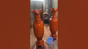 Cặp lục bình đục tứ quý 1m60 gỗ xà cừ. Hoàn thiện xong cực đẹp. Giá chỉ 11 triệu trên video này.