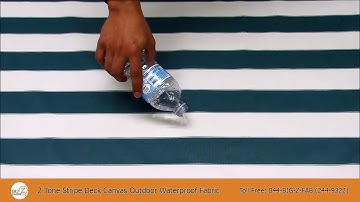 2 Tone Stripe Deck Canvas Outdoor Waterproof Fabric