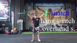 crossfit snatch complex 4