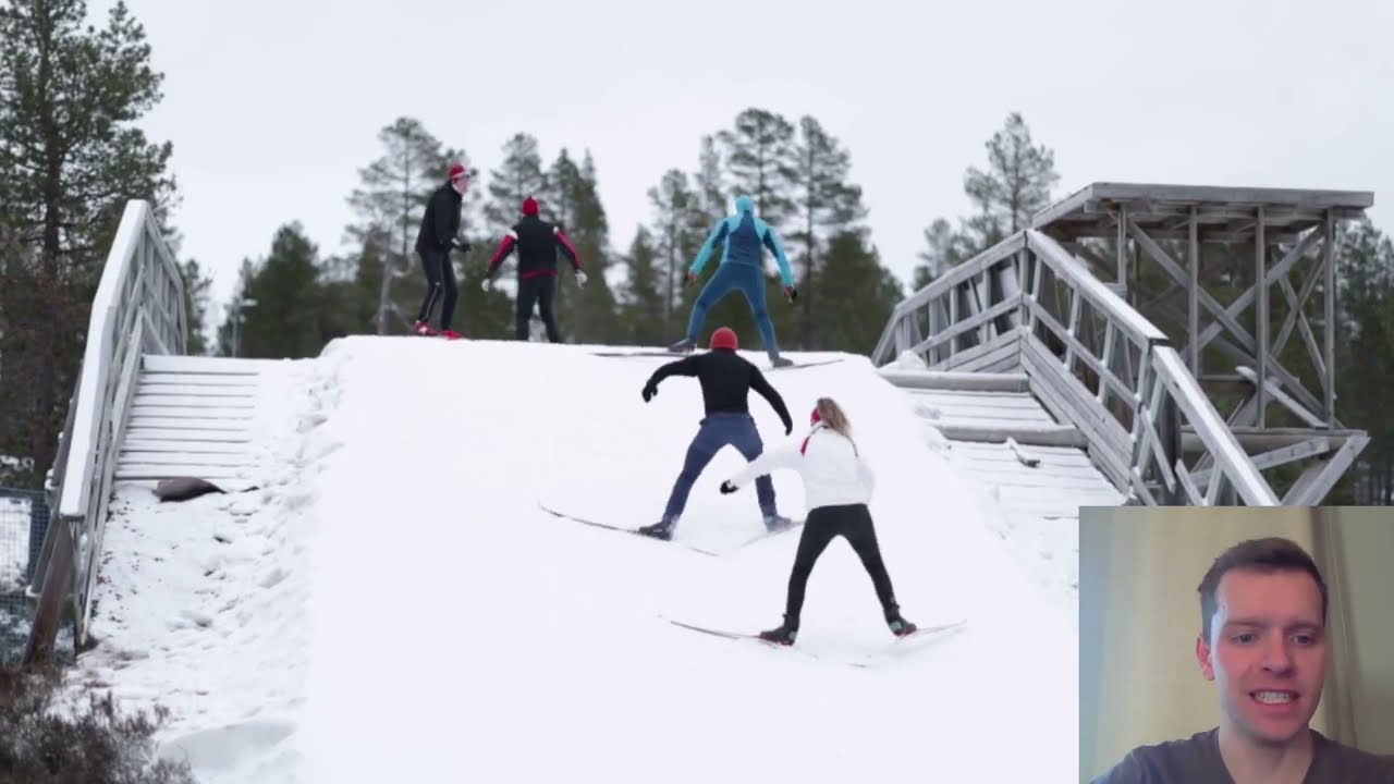 Начинающие лыжники — видеоанализ | Пехотный скандинавский меч | 18 ноября 2025 г.