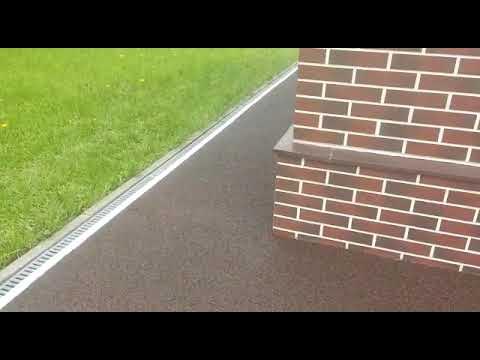 Покрытие из резиновой крошки для отмостки вокруг дома на даче. Часть 2 ...