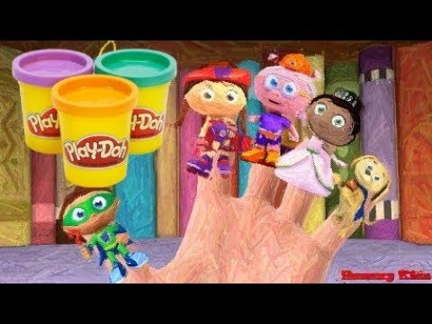 Finger Family Super Why Daddy Finger Super Why Play Doh Nursery Rhymes