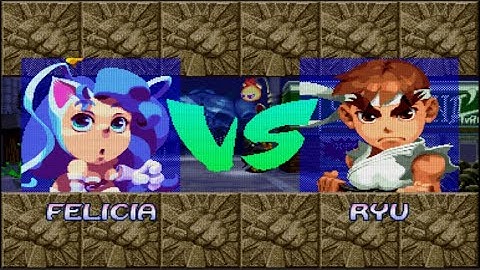 SUPER PUZZLE FIGHTER II TURBO (hard mode) | FELICIA | Capcom Fighting Collection