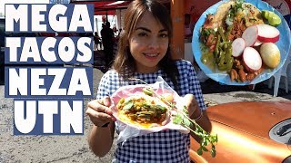 Tacos de la UTN de ciudad Neza - Tortilla de harina con queso