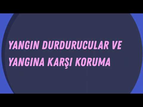 Video: Yangın Durdurucu ne için kullanılır?