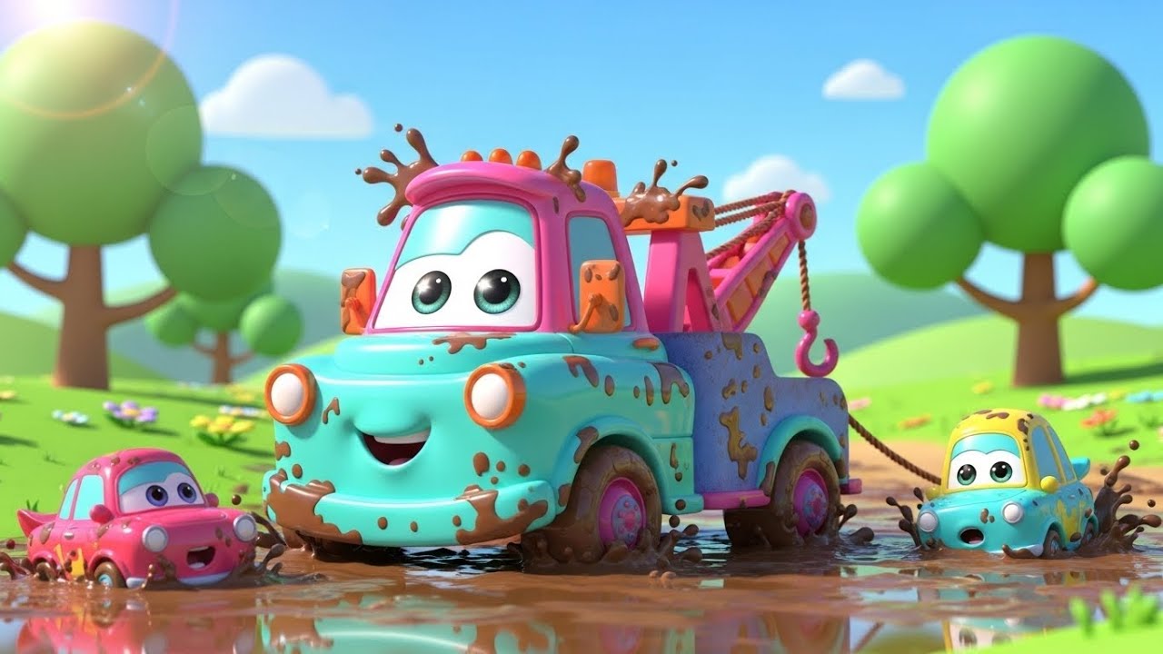 Muddy Toy Truck Comes to the Rescue 🚚💦 | Kids Adventure Song
