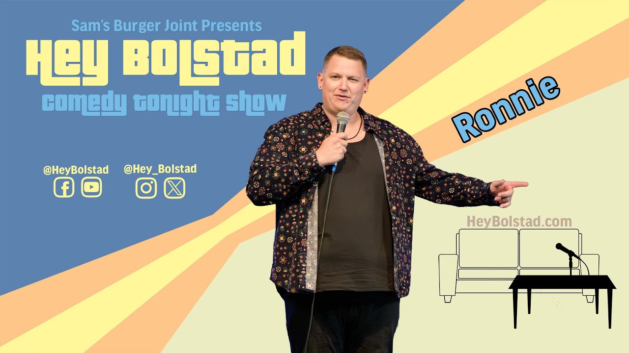 Ronnie Fryar on stage at Hey Bolstad