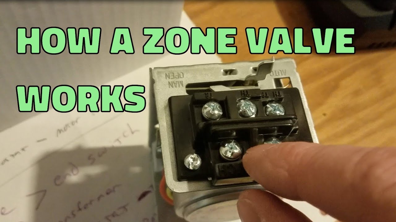 How A Zone Valve Works - Wiring for 2 Wire System - YouTube