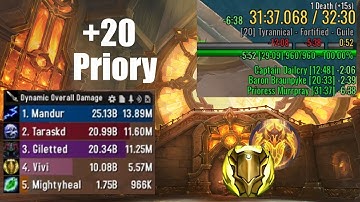 +20 Priory no comms pug - Lightsmith Prot Paladin PoV