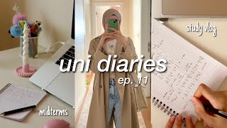 STUDY VLOG  productive week, studying for midterm exams, last iftar, lots of studying