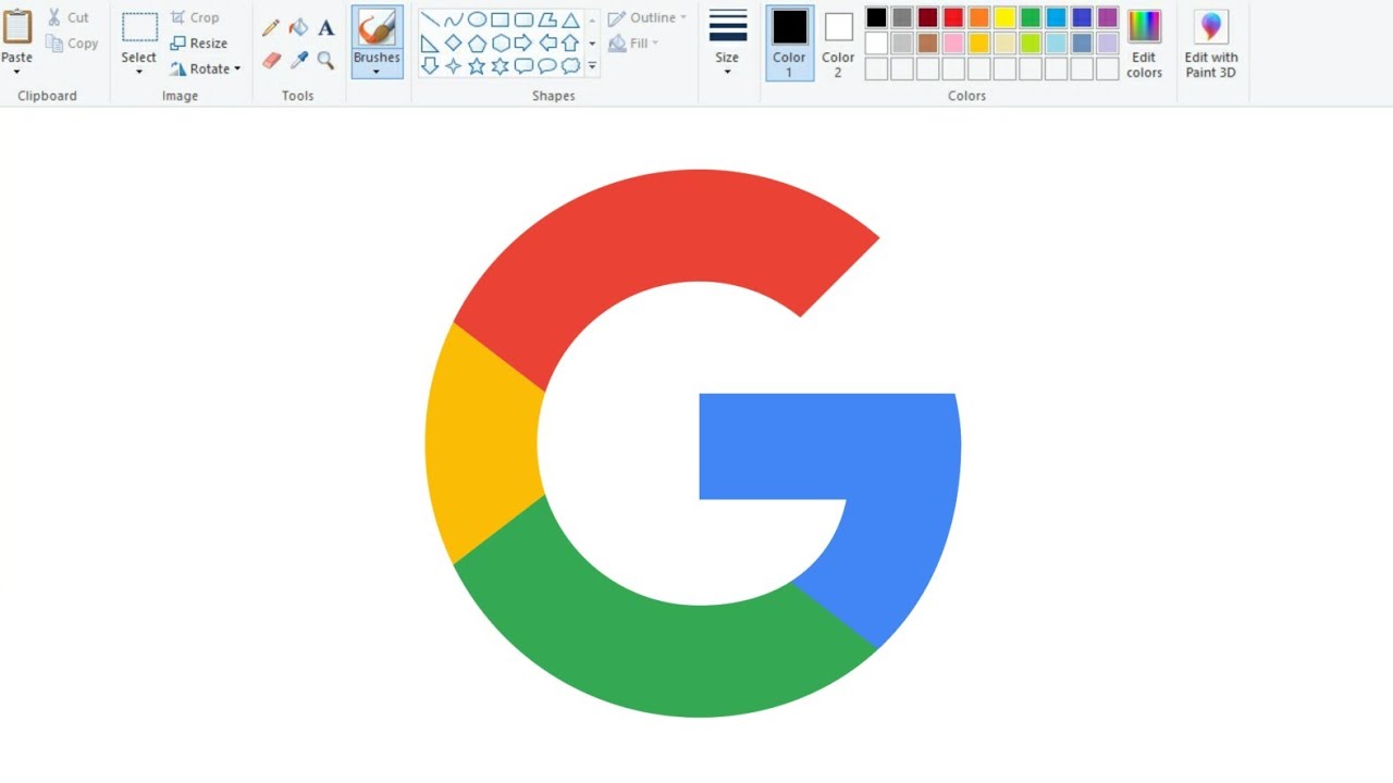 Como desenhar o logotipo do Google 