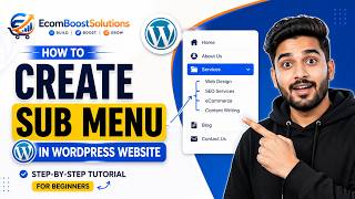 How to Create Menu & Sub-Menu in WordPress-2026 | WordPress Full Course in Hindi.